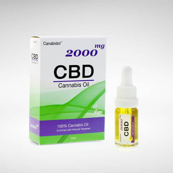 Main product image for 2000mg Canabidol Cannabis CBD Refined Oil