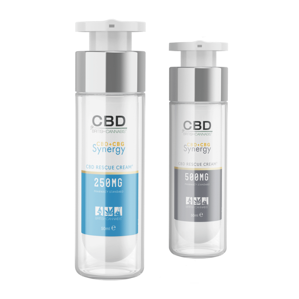 Synergy CBD Rescue Cream display