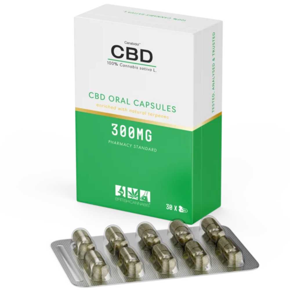 Canabidol 300mg Full Plant Spectrum Cannabis Capsules