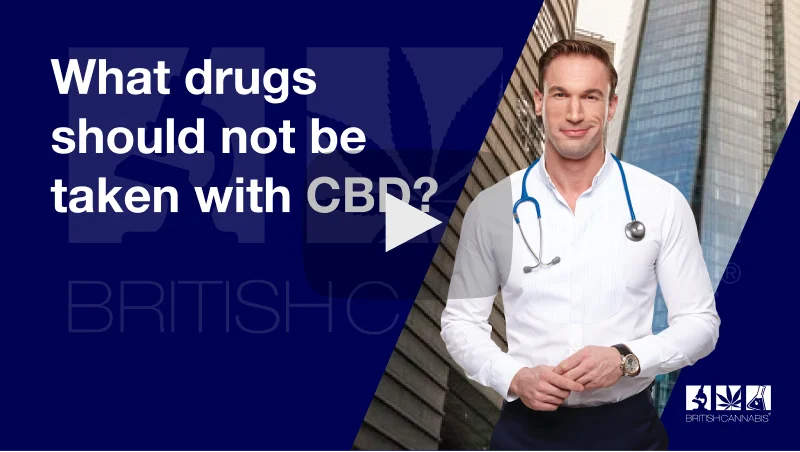 What drugs should not be taken with cbd
