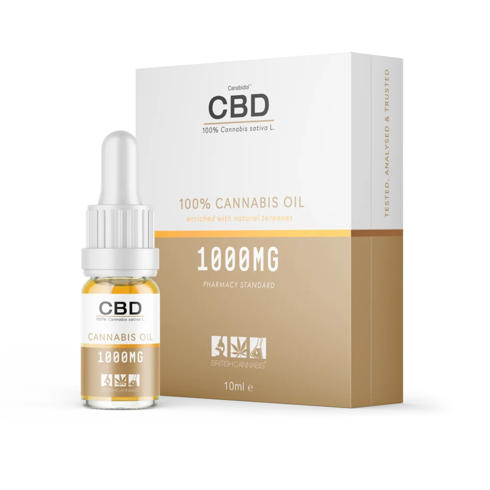 #420867 10ml - Refined Broad Plant Spectrum Cannabis Oil- Powered by BRITISH CANNABIS™ 1000mg - 10ml