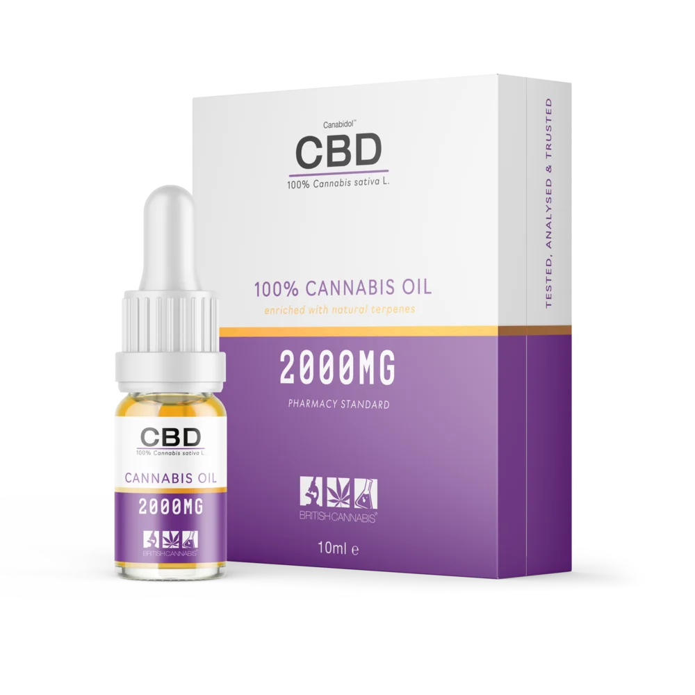 British Cannabis - Canabidol 2000mg CBD Cannabis Oil
